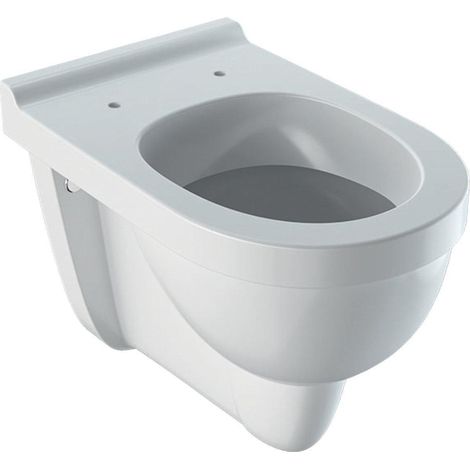 Geberit 300 Comfort cuvette suspendue rehaussée +5cm chasse profonde 34x53.5cm blanc (1/2)