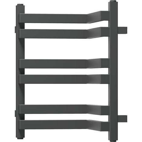 Mexen Loop Eck-Badezimmerheizkörper 500 x 375 mm, 253 W, Anthrazit - W129-0500-350-00-66 (1/3)