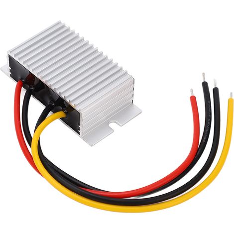 DC-Abwärtswandler mit Aluminiumgehäuse, hocheffizienter 12V/24V auf 5V, 5A Spannungswandler (1/5)