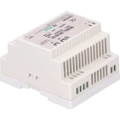 Alimentation DIN Rail 24V 2.5A Réglable Commutateur LED pour Boîte à Fusibles Armoire Électrique DR-60-24 (1/5)