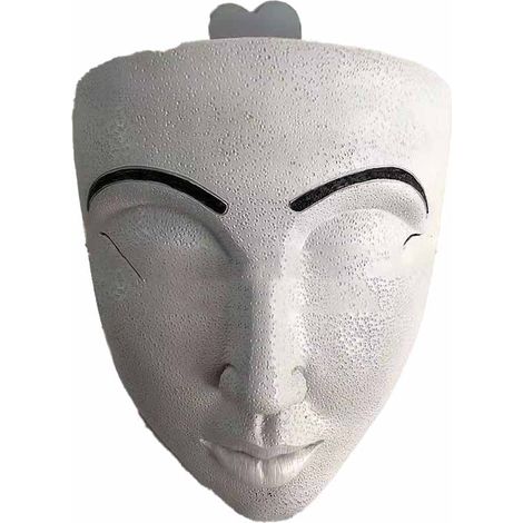 Pot De Fleurs Murale En Résine - Design Tête Féminine - Pour Décoration Intérieure Et Extérieure - 1 Pièce (1/5)