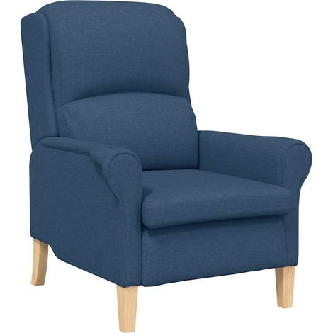 Fauteuil relax  Fauteuil Bleu tissu (1/5)