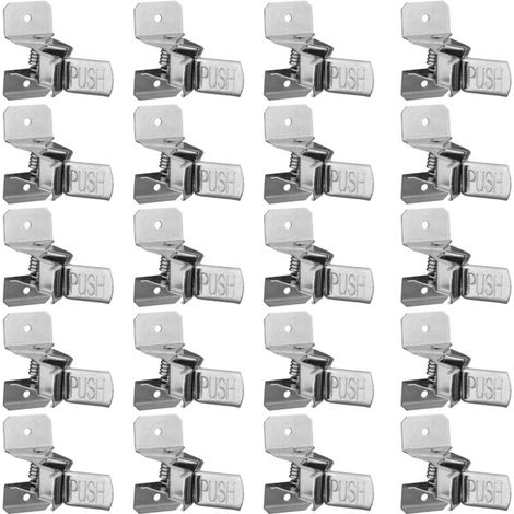 Hochleistungsfähige, federbelastete Werkzeughaken aus Metall, 20er-Packung (1/4)
