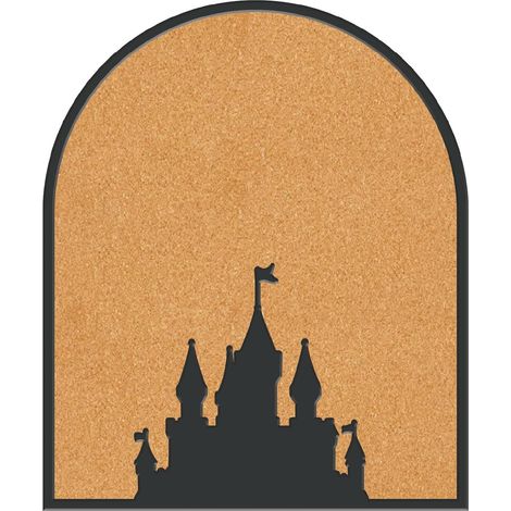 Tableau en Liège avec Épingles de Château 11,8 x 9,8 Pouces Encadré pour Bulletins Badges Selle en Bois Marron Fixation Murale Support pour Broches Mémos Épingles Rangement pour la Maison (1/5)