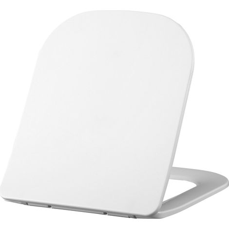 Abattant de WC PORTO, SLIM, Soft Close, Easy Take, blanc (1/4)