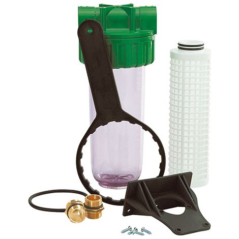 Dipra – Filtre à eau AQUACLEAR 50 µm – Débit 1600 L/h – Corps en polypropylène résistant – Pour purification efficace