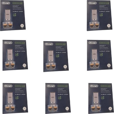 Ersatzteil - Satz mit 8 natürlichen Entkalkern NOKALK 2x100ml -  - DELONGHI, SIMAC