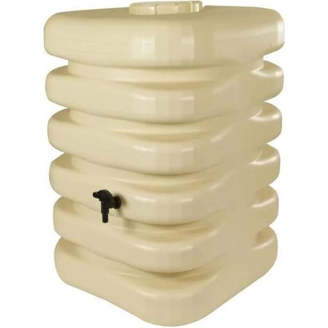 Belli Cubique Raccoglitore d'acqua 350 litri Beige