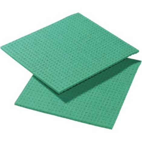 Lavettes Spongyl vertes Lot de 10