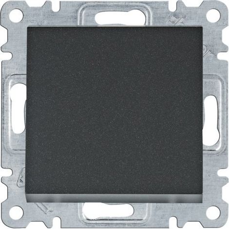 Interruttore unipolare Lumina nero WL0013