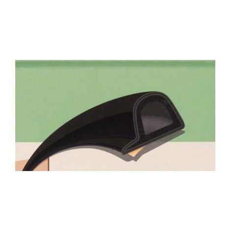 BURLETE CAUCHO ADHESIVO P NEGRO - INOFIX