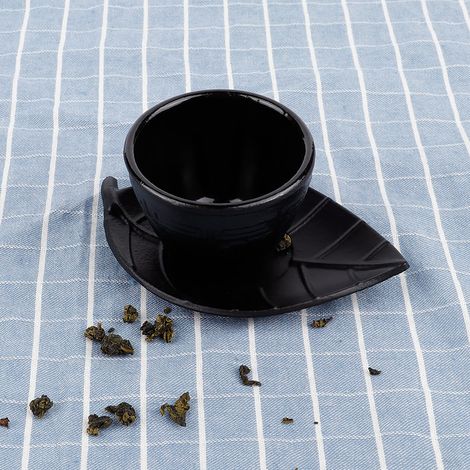 Tasse en fer imprimée, imitation tasse japonaise en fonte, tasse rétro, théière en fer, dessous de verre en fer, service à thé (1/5)