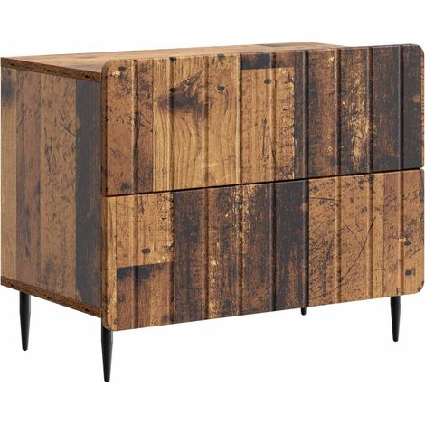 Nachttisch Altholz 62 x 34,5 x 49,5 cm Holzwerkstoff vidaXL