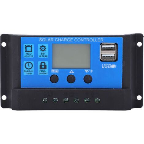5V 3A High Power MPPT PMW Automatic Solar Charge Controller, USB Output, HD LCD Display (1/4)