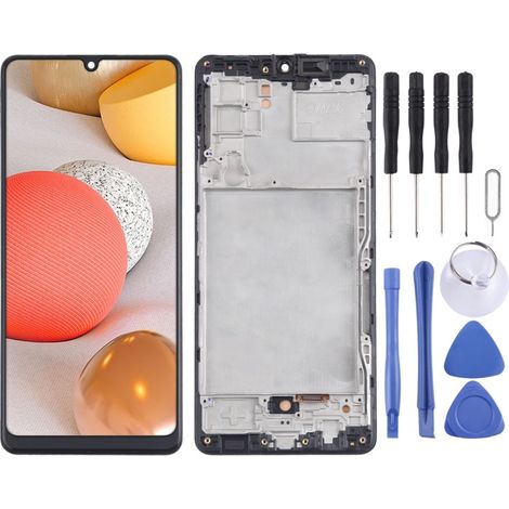 Compatible with the Samsung Galaxy A42 5G SM-A426, LCD touchscreen with frame (1/4)