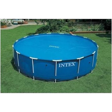 Runde Luftpolsterfolie für Aufstellpools – Durchmesser 457 cm, Dicke 160 µm, aus UV-beständigem Polyethylen, optimale Wärmedämmung und reduzierte Verdunstung (1/5)