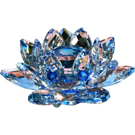Collezione di fermacarte in vetro e cristallo con fiori, decorazione da tavolo, souvenir e regalo. (1/5)