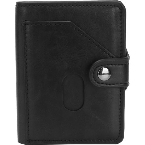 Porte-cartes automatique anti-vol noir x-66 - Étui à cartes de crédit, portefeuille professionnel portable, pochette de visite (1/5)