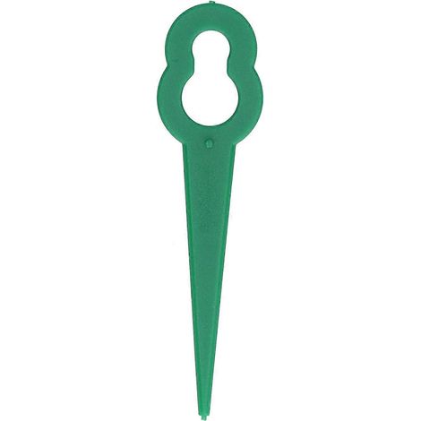 100 lames de coupe en plastique, outil de coupe pour coupe-bordures, accessoires de rechange pour coupe-bordures manuels, vert
