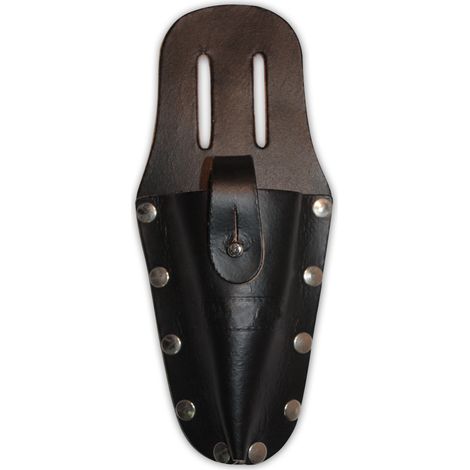 Portapinze in Cuoio Colore Nero 6 Pezzi Utilia