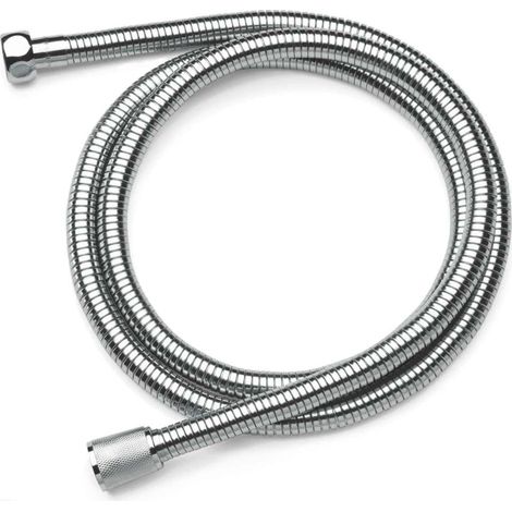 Metaform Flessibile per doccia 150 cm tipo Extra con attacco conico e doppia aggraffatura in acciaio inox con finitura lucida ricambio per soffioni e saliscendi (1/3)