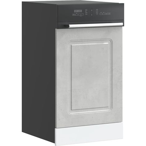 vidaXL Dishwasher Panel "Kalmar" Concrete Grey 45x1,5x57 cm Engineered Wood (1/5)