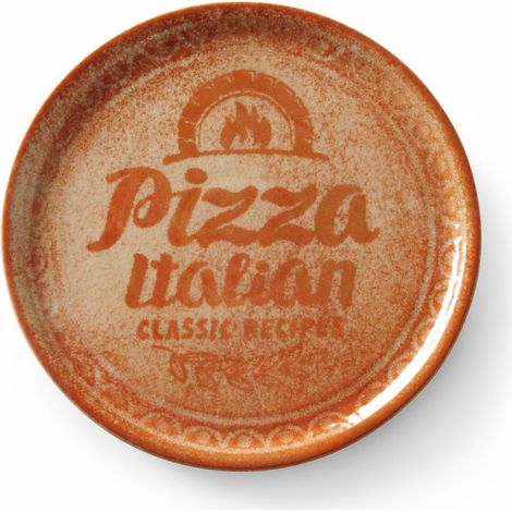 HENDI Pizzateller Recipe Collection Rot, Rot, ⌀310mm (1/4)
