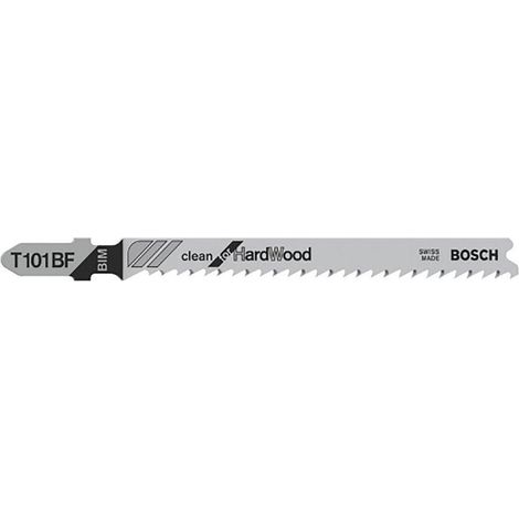 2608634234 - Set 5 lame per seghetto alternativo T 101 BF Clean for Hard Wood