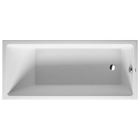 Baignoire rectangulaire VERO AIR a encastrer 1 RS 1700x750mm blanc