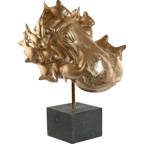 Figura Resina 33X21,5X45 Hipo Dorado (1/4)