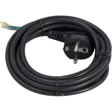 Rallonge HO5VVF 3x1,0mm² - 1,5m - Noir - Chacon