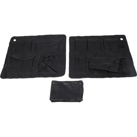 Panneaux rangement inférieurs porte arrière remplacement Fiat Ducato X250 X290 2006-2026, sac tissu Oxford 600D (1/5)