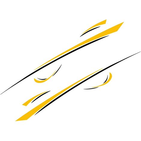 Autocollants décoratifs pour carrosserie de campeurs - Rayures - Images - Autocollant de décoration (1/5)