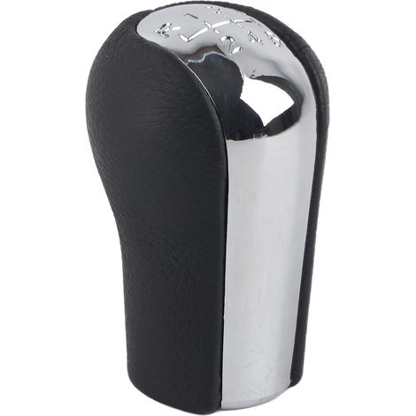 6-Gang-Schaltknauf aus Aluminium für Toyota AYGO, Verso, Corolla, RAV4, AVENSIS, Yaris/Vitz – Schaltknauf, schwarz, für den Fahrzeuginnenraum (1/5)