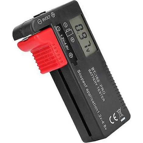 Bt-168 Pro Testeur de capacité de batterie numérique Vérificateur de batterie Testeur de cellules portables en plastique pour Aa 1.5v (1/5)
