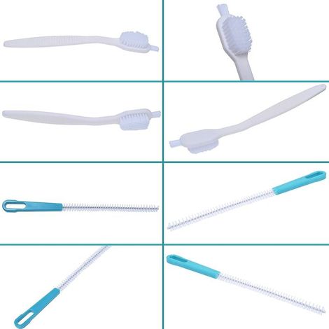 Reinigungsbürste für Klingen, kompatibel mit Vorwerk Thermomix TM6, TM5, TM31 und TM21 Küchenmaschinen, 2er-Set Bürsten zur Reinigung von Töpfen, Rührschüsseln und Klingen (1/4)