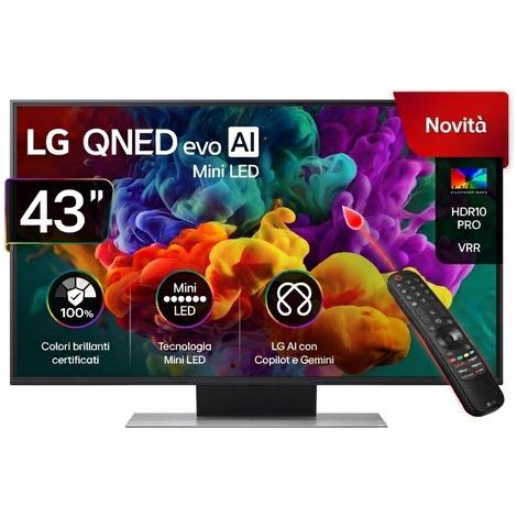 Televisore Lg evo AI 43QNED86B6B API