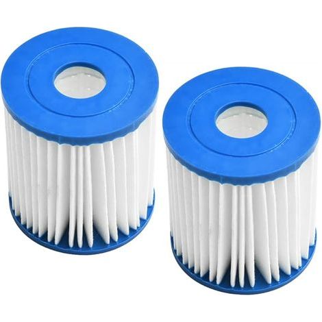 Lot de 2 filtres de rechange pour Intex, piscine 28601/28602 pour ensemble Intex Type H 29007E - Pour piscines hors sol et (1/5)