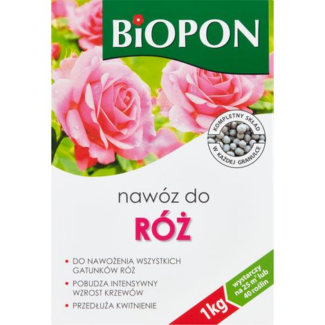 Fertilizante biopon granular para rosas 1kg resistente a heladas (1/2)