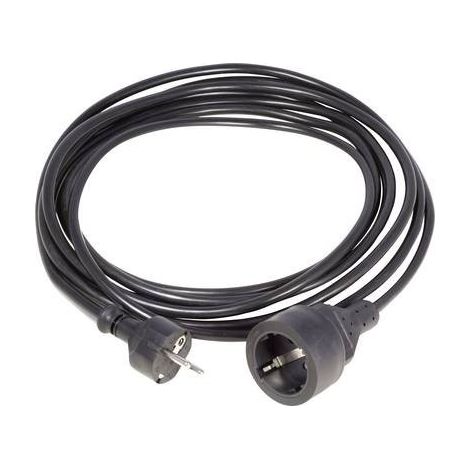 HAWA 1008294 Alimentazione Prolunga 16 A Nero 5.00 m H05VV-F 3G 1,5 mm²
