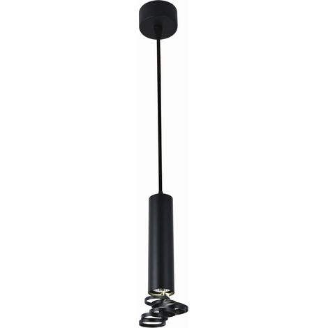 Lampada a sospensione Tuba nera metallo GU10 Candellux (1/3)