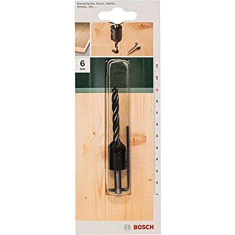 Bosch 2609255219 DIY - Punta elicoidale per legno, con allargatore, 6 x 50 x 90, 90° (1/4)