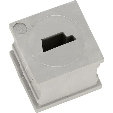 Passe-câbles Icotek QT ASI 1 42573 Elastomère gris 1 pc(s) W96694 (1/3)