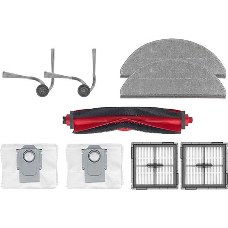 9-teilige Hauptbürste/Seitenbürste/Reinigungstuch/Filter/Staubbeutel, kompatibel mit Ersatzteilen für Roboterstaubsauger Q10 VF/Q10 VF+/Q10 PF/Q10 PF+/Q10 S5/Q10 S5+/Q10 X5/Q10 X5+ (1/5)