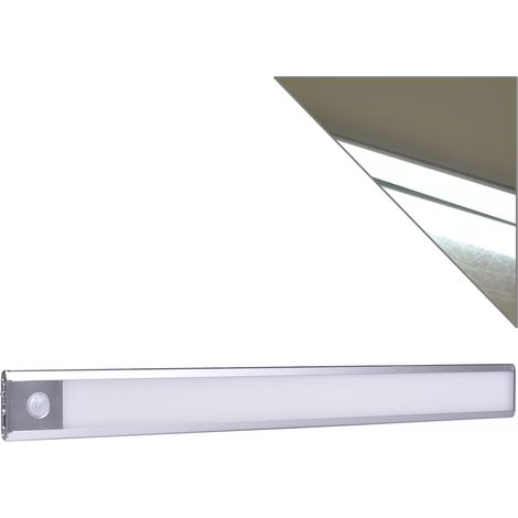 BARRA LED RICARICABILE 2W CON SENSORE DI MOVIMENTO LUCE FREDDA 6500K° - ILLUMINAZIONE AUTOMATICA PER INTERNI (1/5)