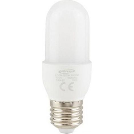 TrAdE Shop Traesio - Lampadina Led E27 6,5watt Luce 6500k 3000k 4000k Lampada 580lm Illuminazione C38 - -Bianco Freddo      -