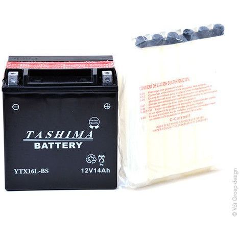 Batterie Plomb étanche Sans Entretien 12v, 14a. L: 150, L: 87, H:161mm, + à Droite. (livrée Avec Acide Séparé). - Batterie à Met (1/5)