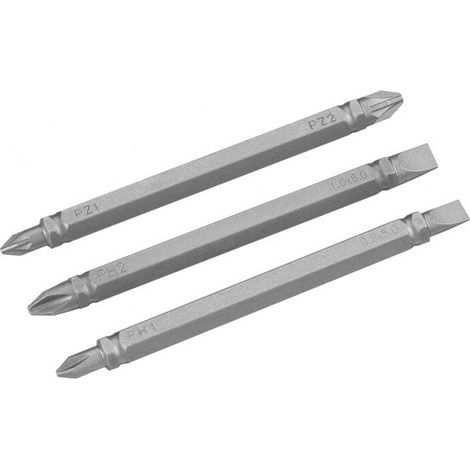 INSERTI PER AVVITATORI DOPPIA FUNZIONE IN SET PH1-SL5/PH2-SL6/PZ1-2 mm 86 (3pz) (1/2)