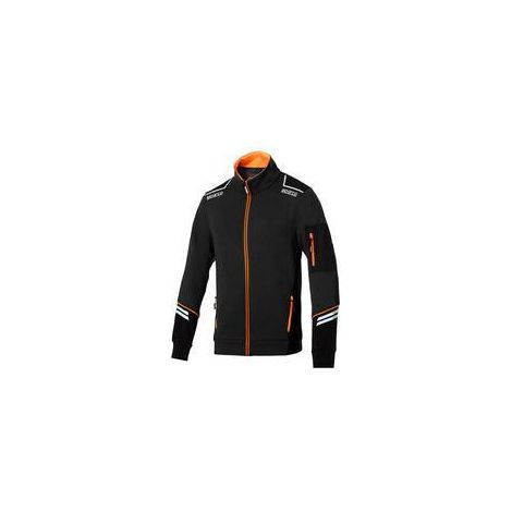 SPARCO FELPA ALABAMA BLACK ORANGE TG M