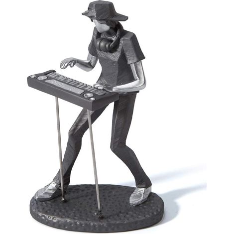 Statue Musicien Figur Skulptur Musicale Décor Résine Piano (1/5)
